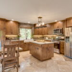 Beautiful solid wood cabinets custom made by a local designer / builder