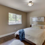 Spacious second bedroom with views of the Mt. Si waterfall!