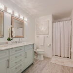 A private en-suite owners suite bath, recently updated