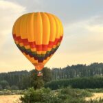 The hot air balloon tours over Woodinville are always so mesmerizing!