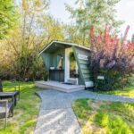 The "She-shed" Office with power & wifi.